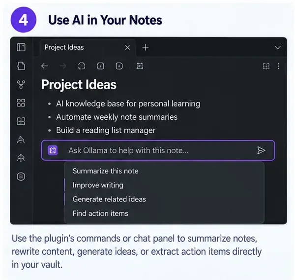How to Connect Local Ollama Models to Obsidian for Personal Knowledge Management