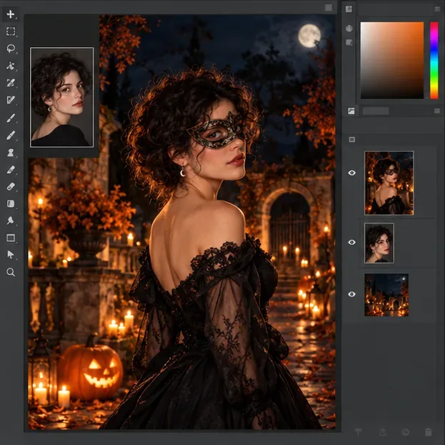 How to Create Halloween Event Images With Consistent Text and Faces