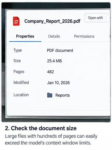 How to Fix “Context Window Exceeded” in Long Document Analysis Without Losing Key Evidence