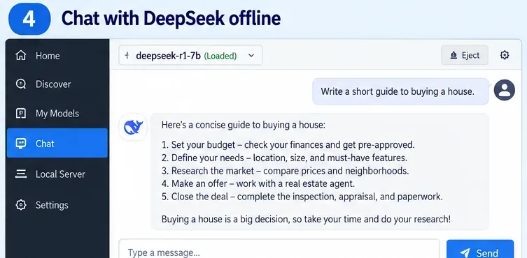 How to Run DeepSeek Offline on Windows 11 with LM Studio