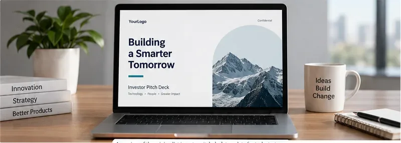 Minimalist Investor Pitch Deck PowerPoint Template for Tech Startups: What to Include and How to Structure It
