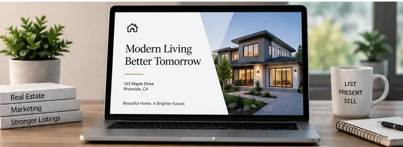 Modern Real Estate Listing Presentation PowerPoint Template Free: A Practical Seller-Ready Slide Blueprint